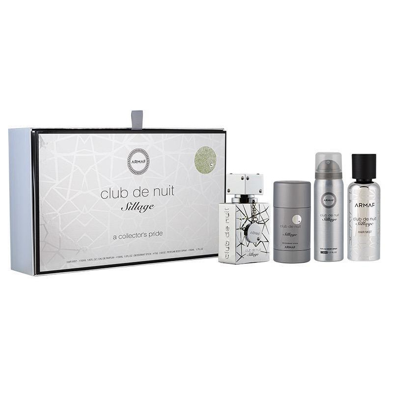 Armaf Club de Nuit SiIIage SET- +hair mist +deostick +body spray