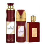 Asdaaf Ameerat Al Arab gift set - + Perfumed Spray +Room Freshener