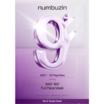 [Eu] No. 9 Nad Bio Full Face Pack Sheet (4Ea+Gwp)