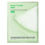 [Eu](1Ea) Green Tomato Nmn Pore Minimizing Ampoule Mask 23G